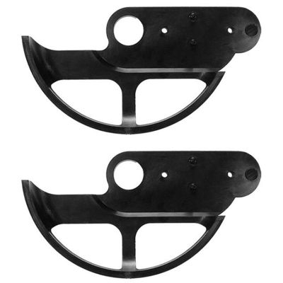 2Pcs Protective Brake Disc Guard Fenders Rear Wheel for Xiaomi M365/M365 Pro/M365 1S Electric Scooter Accessories,Black