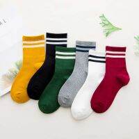 （A Beautiful） ใหม่ HighWomenCasual Strickercolors Cotton ComfortableShort Socks FashionSocks 1 PAIR