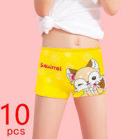 10 Pieceslot Design Childrens Girls Panties Cotton Soft Pretty Cartoon Child Underwear for Girls Kids Boxer Panties Breathable