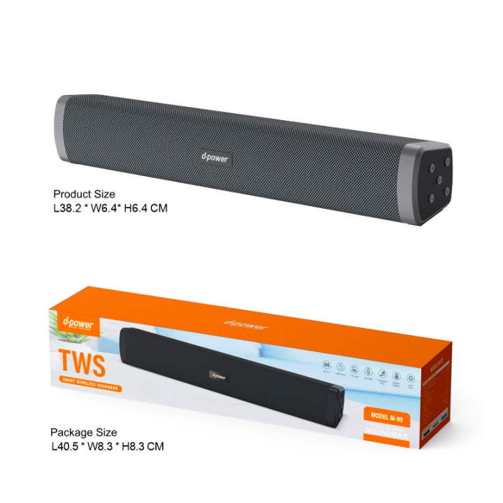 d-power-ลำโพงซาวบาร์-super-bass-10w-เบสเเน่น-เสียงดี-ระบบเสียงสเตอริโอ-soundbar-m-99-รับประกัน-1-ปี