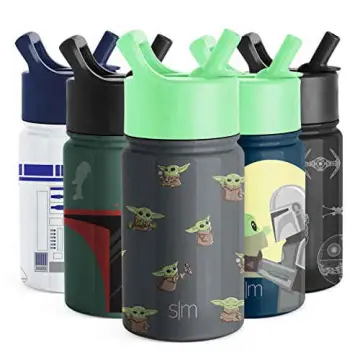 Simple Modern Star Wars Water Bottle, Reusable Cup with Straw Lid Insulated  Stainless Steel Thermos Tumbler 