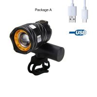 USB Rechargeable 1200 LM XML T6 LED MTB Bike Bicycle Light Headlight Cycle Lamp Flashlight Bike Accessories With USB Line