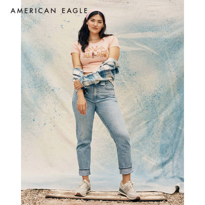 American Eagle Strigid Mom Jean กางเกง ยีนส์ ผู้หญิง มัม  (WMO 043-3935-441)