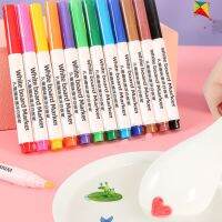 1/4/8/12Pcs Magical Water Painting Pen Magic Water Floating Erasable Floating Pen Whiteboard Colorful Markers Doodle Pen