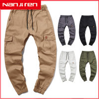 Nanjiren New Men S Loose Leather Workwear Pants Large Size Fashion Casual Sports Small Foot Pants