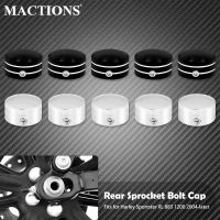 Motorcycle Rear Sprocket Flat Bolt Cap Cover Kit For Harley Touring Road King Sportster XL883 2014-2022 Softail Fatboy Breakout