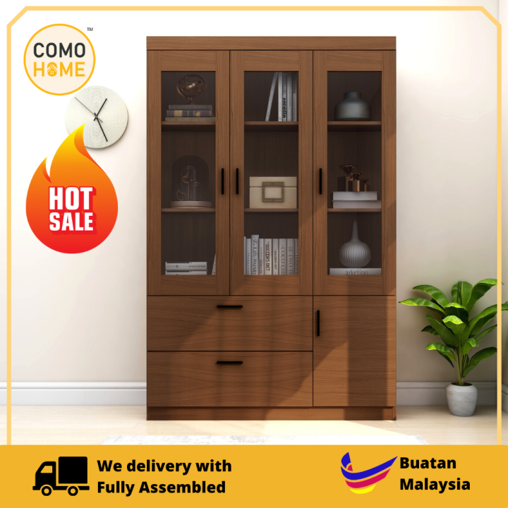 3 Doors Multipurpose Storage (BC13 Cappucino) Simpanan