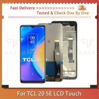 6.82 Original For TCL 20 SE LCD Display Touch Digitizer Assembly replacement mobile phone Screen T671H T671F 20SE Frame lcd