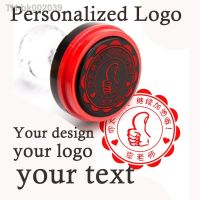 ♧♧ Circle / Rectangle Personalized Logo Customized Photosensitive ink Stamp Your design picture Self inking Stamp