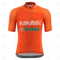 EUSKADI - Euskal Pro Bicycle Team Orange Short Sleeve Cycling Jersey Road Race Bike Clothing Maillot Ciclismo Hombre MTB Wear