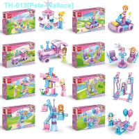 ☞✟ Children assembled small blocks puzzle box of toys baby girl series small particles simple girls princess dream