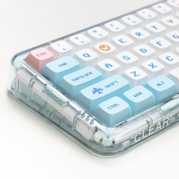 134-คีย์-pixel-wars-keycaps-xda-profile-การ์ตูนอะนิเมะ-pbt-dye-sub-แป้นพิมพ์เครื่องกล-keycap