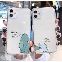 ○ เคสโทรศัพท์คู่รัก แบบซิลิโคน เคสไอโฟนคู่ TPU ลายการ์ตูนไดโนเสาร์ ip สำหรับ Iphone X Xs 6 7 8 11 Plus 12ProMax 12 13 14 Pro Max XR XS MAX ip11 couple case เคสโทรศัพท์คู่