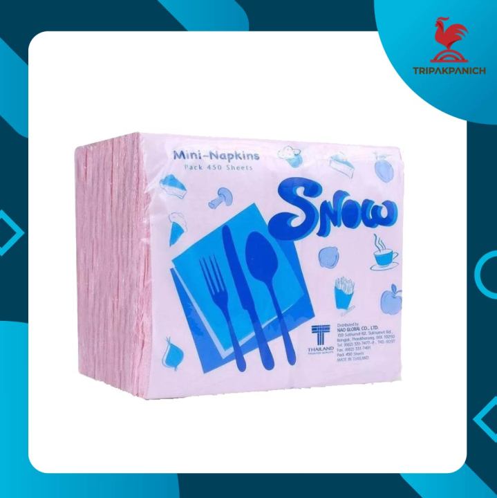 snow-สโนว์-กระดาษเช็ดปาก-ขนาดมินิ-สีชมพู-แพ็ค-6-ห่อ-56-001-1