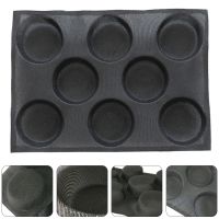 【CW】 Pan Molds Silicone Bread Bun Baking Mold Burger Cake Formsloaf Pans Muffin Perforated Round Sheetsstick Non Fondant Doughnut