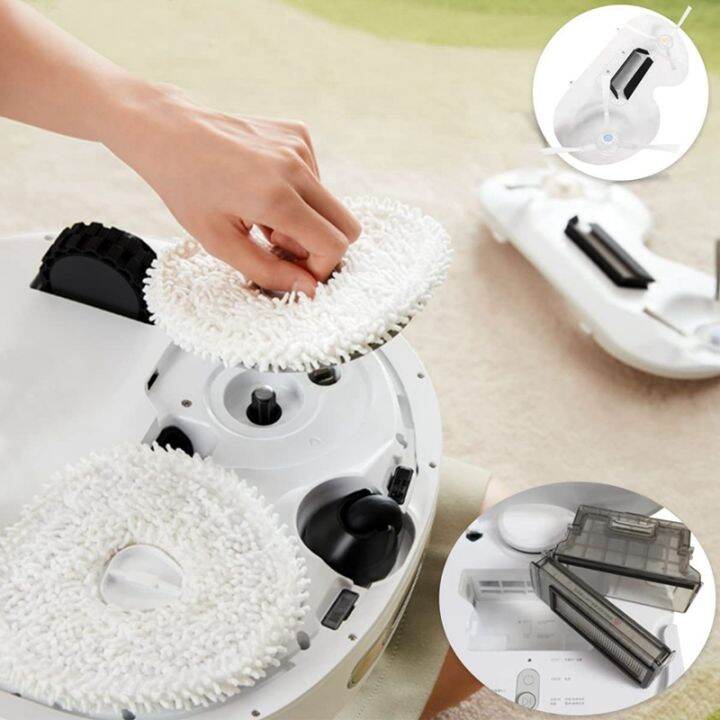 resuable-mop-cloth-for-robot-sweeping-narwal-t10-accessories-parts-microfiber-filter-side-brush-mop