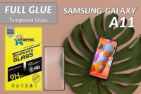 STARTEC ฟิล์มกระจกเต็มจอ Samsung A11 สีดำ (หน้ากระจกเต็มจอ+หลังเคพร่าใส) ติดง่าย ทัชสกรีนลื่น