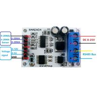 DC 12V 4-20mA 0-5V 0-10V การรับสัญญาณแรงดันไฟฟ้า RS485 Modbus RTU โมดูลสําหรับเครื่องมือวัดเครื่องส่งสัญญาณกระแส PLC