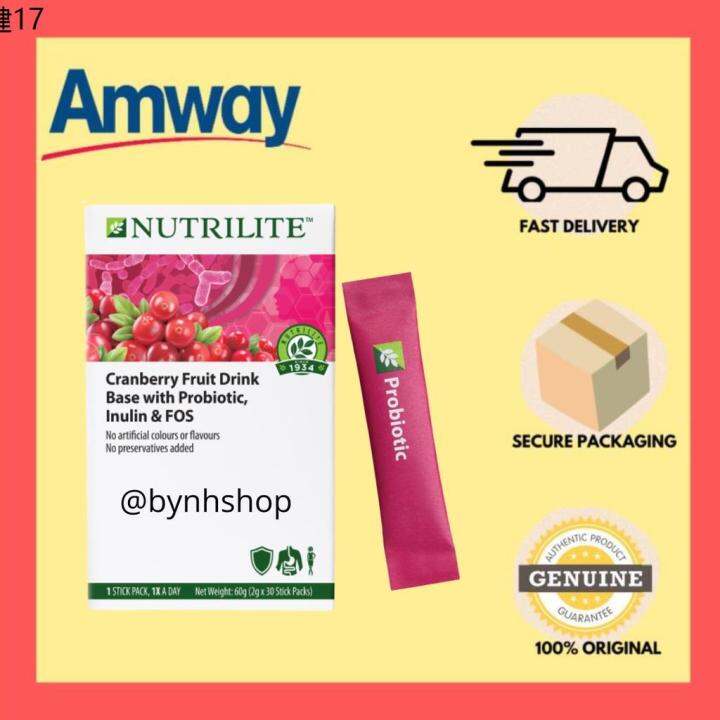 Healthy READY STOCK Nutrilite Cranberry Fruit Drink Base With Probiotic