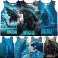 Godzilla: เสื้อยืดแขนสั้นสำหรับเด็กเสื้อแฟชั่นราชาของสัตว์ประหลาดเสื้อยืด3D พิมพ์ลายชุดลำลองสำหรับเด็กชายเด็กหญิงเสื้อผ้าเด็กเด็ก