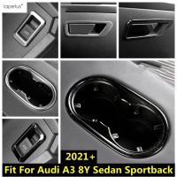 “{》} แผงวางถ้วยน้ำ/กล่อง/ฝาปิดปุ่มประตูท้ายรถสำหรับ Audi A3 8Y Sedan Sportback 2021 2022อุปกรณ์ตกแต่งภายใน