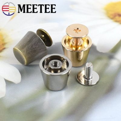 ：“{—— Meetee 10Mm 10/20Pcs Metal Rivet Decoration Nail Buckle Screw Botton For Buckles DIY Leathercrafts Hardware Accessories F3-13