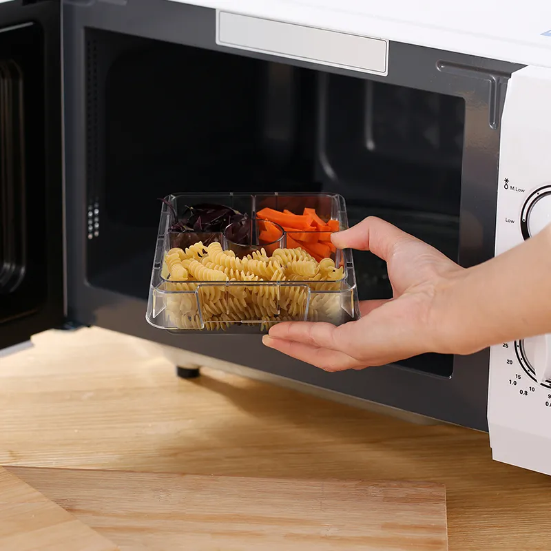 aohea food storage 4 compartment microwave