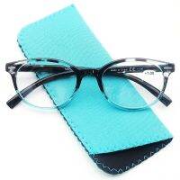 ✑□ MODFANS Women Reading Glasses Oval Frame Metal Rivet Men Readers Magnifying Eyeglasses with Black Diopter 0.5 0.75 2.25 2.75 5.