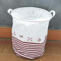 New Zakka version cloth waterproof clothes basket dirty barrel folding clothes toys creative thickened storage laundry basket