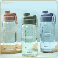 RSBPHM 1500ml แบบพกพา โปร่งใส ความจุสูง กาต้มน้ำเดินทาง เหยือกน้ำ ถ้วยน้ำดื่มกีฬา ขวดน้ำ