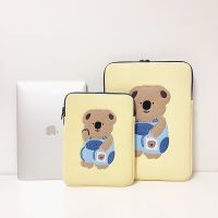 2023เคสกระเป๋าแล็ปท็อปเกาหลีลายการ์ตูน Koala Mac Ipad Pro 9.7 10.5 11กระเป๋าขนาด13นิ้วกระเป๋าปลอกแท็บเบล็ตญี่ปุ่น