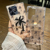 เคสโทรศัพท์ Realme C51 C53 C55 NFC C33 C30s C30 เคส Phone Case Realme 10T 5G เคสลายต้นมะพร้าวพระอาทิตย์ตกสไตล์วันหยุดพร้อมซิลิโคนโทรศัพท์มือถือกันกระแทกปกหลัง2023