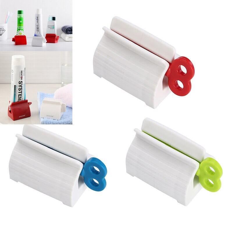 Toothpaste Squeezer Multifunctional Cream Tube Squeezing Dispenser Plastic Tool 