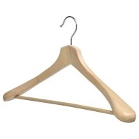 Hanger ไม้แขวนเสื้อ BUMERANG Coat-hanger natural บุมเมรัง ไม้แขวนเสื้อโค้ท สีเนเชอรัล ไม้แขวนผ้า ไม้แขวน