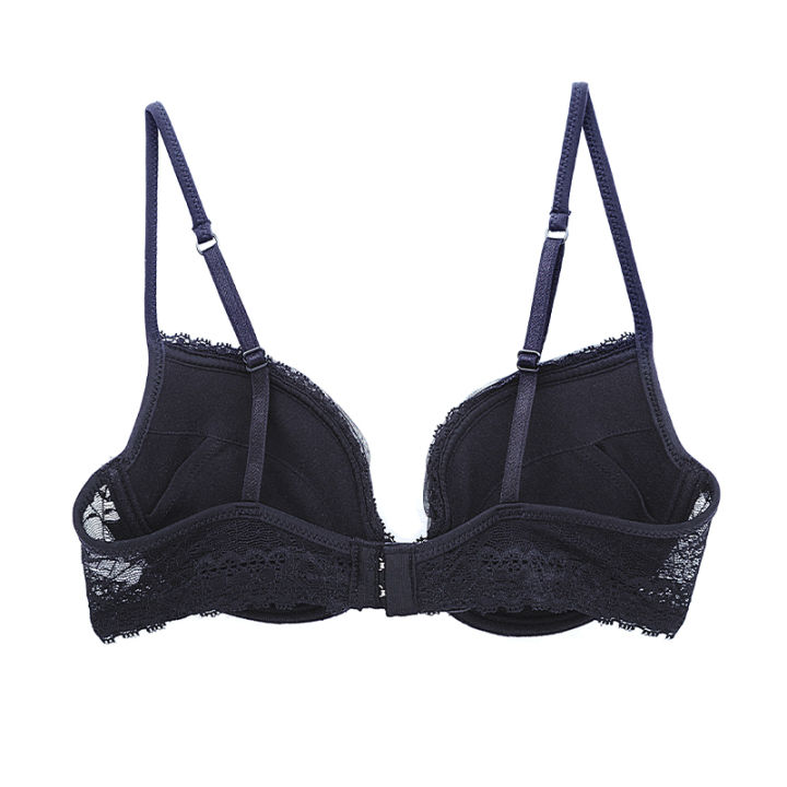 elle-lingerie-molded-bra-pleat-ยกทรงรูปแบบเสริมฟองน้ำ-lb6541