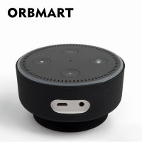 Orbmart 7 colors sucker silicone case cover bag for Echo dot2 2nd generation sleeve skin shell