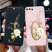 Phone Case For Huawei P10 Plus Cover Black Matte Cute Letters Silicone Soft Protector Fundas on Huawei P 10 P10 Plus Case Coque