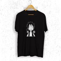 แขนสั้นโอเวอร์ไซส์เสื้อยืด ลายการ์ตูนอนิเมะวันพีช LUFFY UGLY น่ารัก สไตล์ญี่ปุ่น สําหรับผู้ชาย และผู้หญิงS-4XL  MYYQ