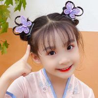 JIA M ปิ่นปักผมรูปผีเสื้อเด็กผู้หญิงปิ่นปักผมดอกไม้กิ๊บประดับผมฮันฟู