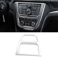 For Buick Encore OpelVauxhall Mokka 2012 2013 2014 2015 2016 Chrome Center Console AC Switch Button Panel Cover Trim Decoration