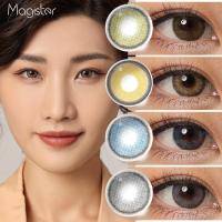 คอนแทคเลนส์เส้นผ่านศูนย์กลาง 14.0mm อมน้ำ 38% ใช้ได้ 6 เดือน สีน้ำตาลเทา