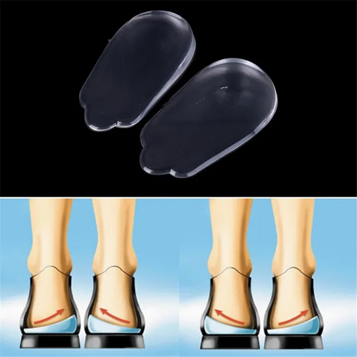 2 pcs Orthopedic Insoles for Men and Women, Medial & Lateral Heel Wedge
