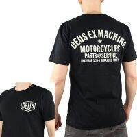 Deus Ex Machina Tshirt Uomo Girocollo Manica Corta In Cotone Tee Nero