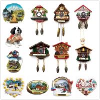 Europe Switzerland Cuckoo Clock Lucerne Magnet Tourist Souvenirs Refrigerator Magnetic Stickers Travel Gifts Wall Stickers Decals