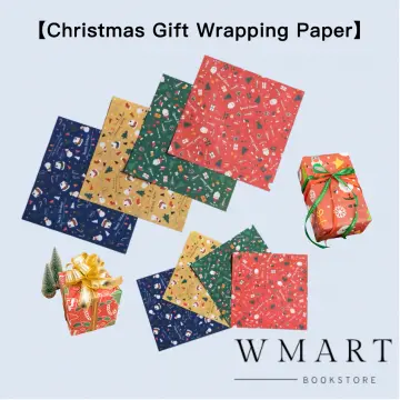 6 Pack Wrapping Paper Sheets,for Christmas Birthday Party Wrapping Paper Set  Gift Wrap Papers