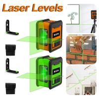 2 Lines Green Laser Level Cross Line Laser Self-Leveling Vertical Horizontal Line laser Level Strong Lights for Carpentry Tiling