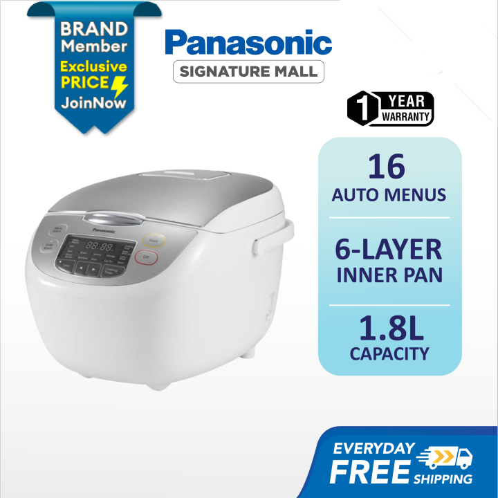 PANASONIC SR-CX188 Jar Rice Cooker 1.8L SR-CX188SSK 6 Layer Inner Pan ...