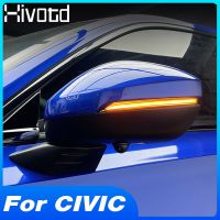 For Honda Civic 2022 11Th Car Essories LED Dynamic Side Rearview Mirror Turn Signal Indicator Light Cover Exterior Decoration