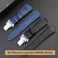 ✅โปรโมชั่น✅สายนาฬิกาหนังแท้สำหรับ Maaurice Lacroix AIKON Series AI6008 AI6038 AI6058นาฬิกาข้อมือสำหรับผู้ชายสร้อยข้อมือหนังวัว