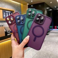 เคส Case Magsafe เลนส์กล้อง สำหรับรุ่น iPhone 11 11pro max 12 12pro max ไร้นิ้วมือ